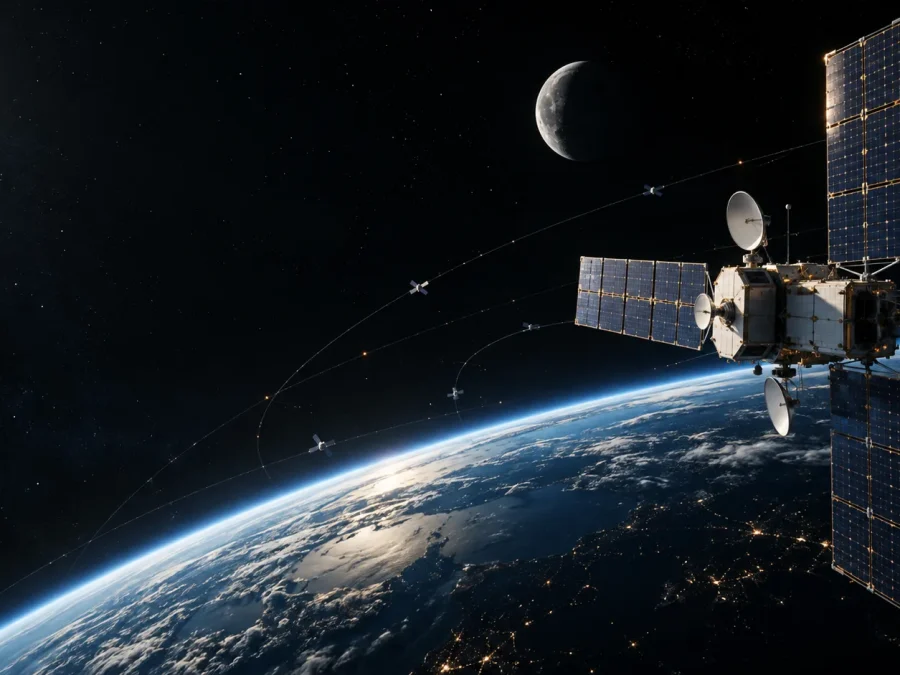 Global orbital infrastructure above Earth